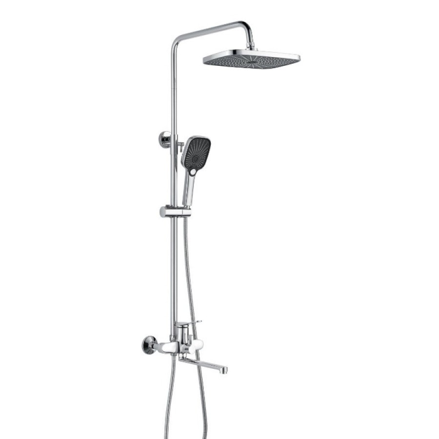 Душевая система Shevanik S6236, цвет хром