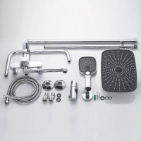Душевая система Shevanik S6236, цвет хром