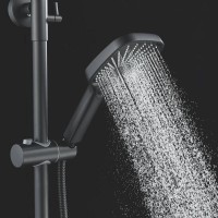 Душевая система Shevanik S6236H, цвет черный матовый