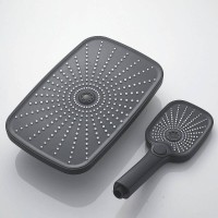 Душевая система Shevanik S6236H, цвет черный матовый