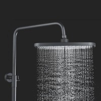 Душевая система Shevanik S6236H, цвет черный матовый