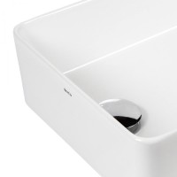 BOND S67-500 Раковина накладная прямоугольная 51,5*33,5*11,5см белая