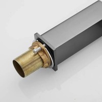 Смеситель для раковины Shevanik S6801T, вороненая сталь, gunmetal