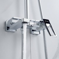 Душевая система Shevanik S6826, цвет хром