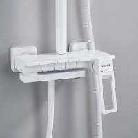 Душевая система Shevanik S6826C, цвет белый матовый