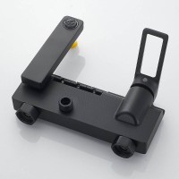 Душевая система Shevanik S6826H, цвет черный матовый