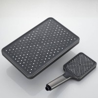 Душевая система Shevanik S6826T, вороненая сталь, gunmetal