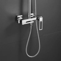 Душевая система Shevanik S6836, цвет хром