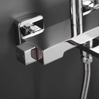 Душевая система Shevanik S6836, цвет хром