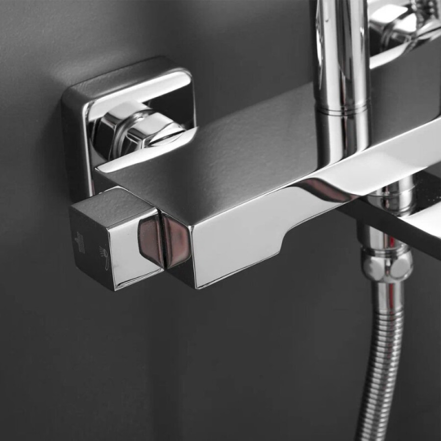 Душевая система Shevanik S6836, цвет хром