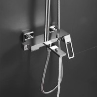 Душевая система Shevanik S6836, цвет хром