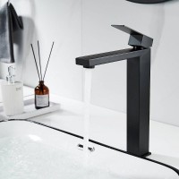 Смеситель для раковины Shevanik S7011H, цвет черный матовый