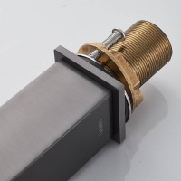 Смеситель для раковины Shevanik S7011T, вороненая сталь, gunmetal