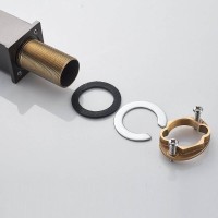 Смеситель для раковины Shevanik S7011T, вороненая сталь, gunmetal