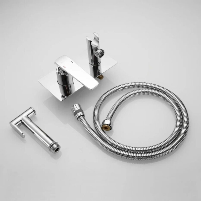 Гигиенический душ Shevanik S8005, со смесителем, цвет хром