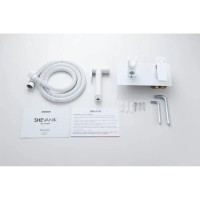 Гигиенический душ Shevanik S8005F, со смесителем, цвет белый матовый