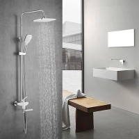 Душевая система Shevanik S8036F, цвет белый матовый