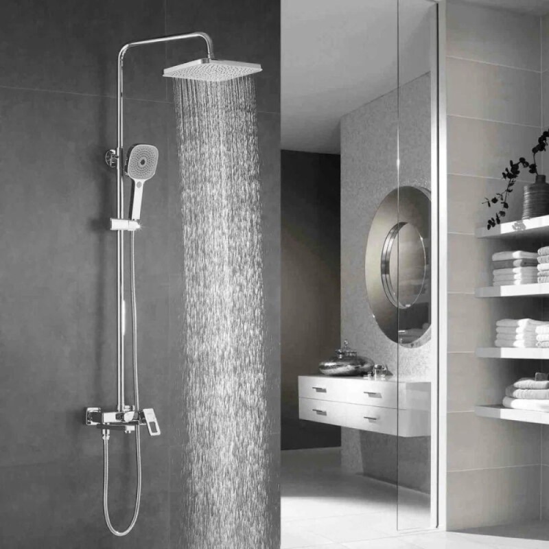 Душевая система Shevanik S8236, цвет хром