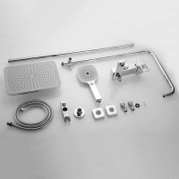 Душевая система Shevanik S8236, цвет хром