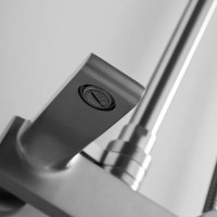 Душевая система Shevanik S8336T, вороненая сталь, gunmetal