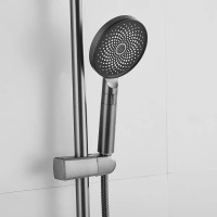 Душевая система Shevanik S8336T, вороненая сталь, gunmetal