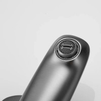 Смеситель для раковины Shevanik S8501T, вороненая сталь, gunmetal