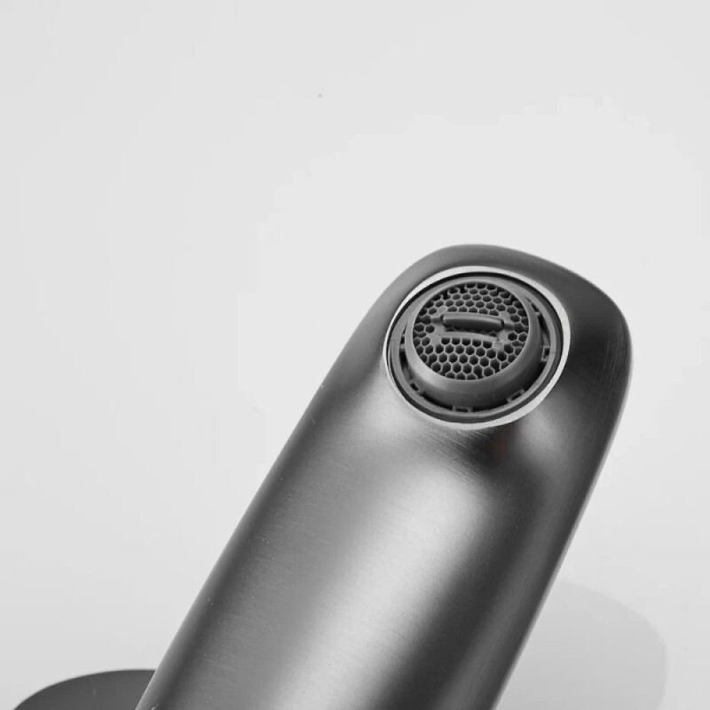Смеситель для раковины Shevanik S8501T, вороненая сталь, gunmetal