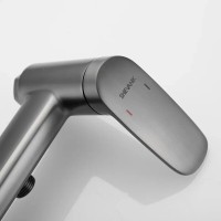 Гигиенический душ Shevanik S8505T-1, со смесителем, вороненая сталь, gunmetal