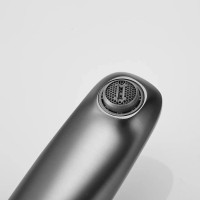 Смеситель для раковины Shevanik S8511T, вороненая сталь, gunmetal
