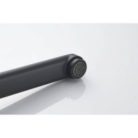 Смеситель для ванны и душа Shevanik S8522H, с душевым гарнитуром, цвет черный матовый