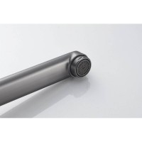 Смеситель для ванны и душа Shevanik S8522T, с душевым гарнитуром, вороненая сталь, gunmetal