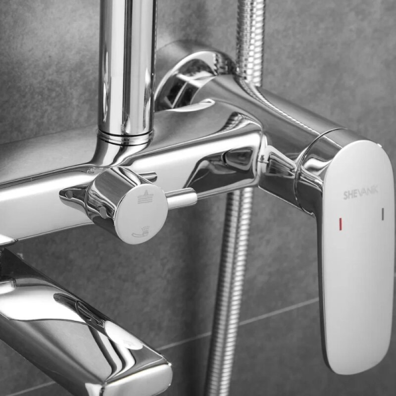 Душевая система Shevanik S8536, цвет хром