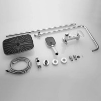 Душевая система Shevanik S8536, цвет хром