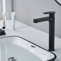 Смеситель для раковины Shevanik S8711H, цвет черный матовый
