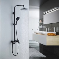 Душевая система Shevanik S8736H, цвет черный матовый