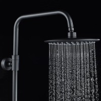 Душевая система Shevanik S8736H, цвет черный матовый