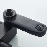 Душевая система Shevanik S8736H, цвет черный матовый