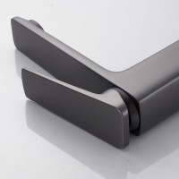 Смеситель для раковины Shevanik S8901T-1, цвет вороненая сталь, gunmetal