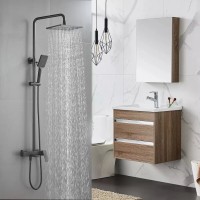 Душевая система Shevanik S8936H, цвет черный матовый