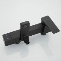Душевая система Shevanik S8936H, цвет черный матовый