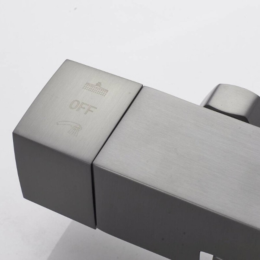 Душевая система Shevanik S8936T, цвет вороненая сталь, gunmetal