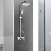 Душевая система Shevanik S9036F, цвет хром/белый
