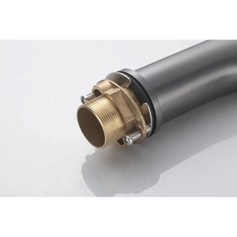Смеситель для раковины Shevanik S9101T, вороненая сталь, gunmetal