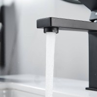 Смеситель для раковины Shevanik S9601H, цвет черный матовый