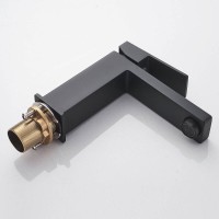 Смеситель для раковины Shevanik S9601H, цвет черный матовый