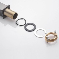 Смеситель для раковины Shevanik S9601T, вороненая сталь, gunmetal