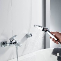 Смеситель для ванны и душа Shevanik S9602, с душевым гарнитуром, цвет хром