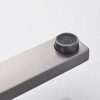 Смеситель для раковины Shevanik S9611T, вороненая сталь, gunmetal