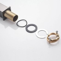 Смеситель для раковины Shevanik S9611T, вороненая сталь, gunmetal