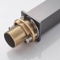 Смеситель для раковины Shevanik S9611T, вороненая сталь, gunmetal